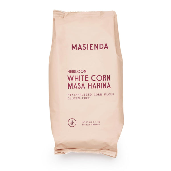 Masienda Heirloom White Corn Masa Harina/Flour. Nixtamalized Corn Flour Perfect for Corn