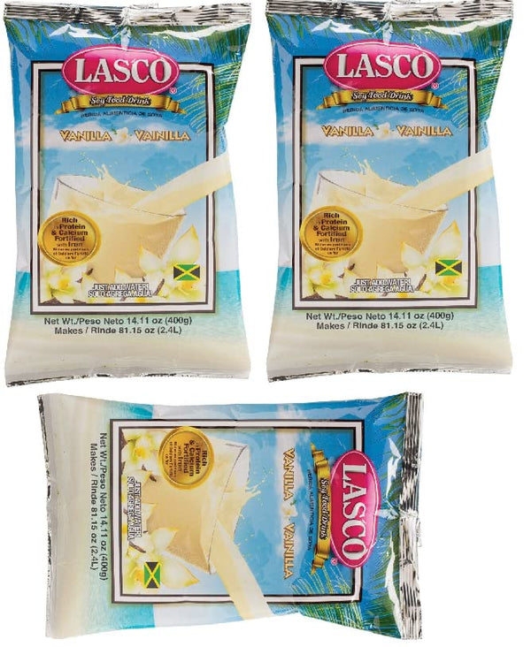 Generic Lasco Vanilla Food Drink ...Available in 2 sizes 3 Pack (400g Lasco