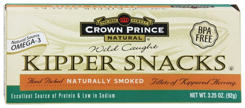 3.25 Crown Prince, Kipper Snacks Low Salt, Ounce