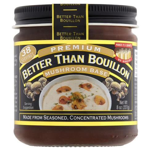 Better Than Bouillon Premium Mushroom Base, Made from Seasoned & Concentrated Mushrooms,