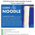 NIMNIM 35 Pack 3 Udon Egg White Noodle , No flour, Gluten Free, Weight loss, Kcal)