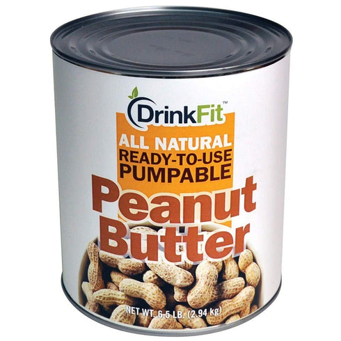 6.5 lbs Creamy Peanut Butter, Non-GMO, Vegan, Soy Free, Gluten Free and Low-Carb, No Sugar Added, Can