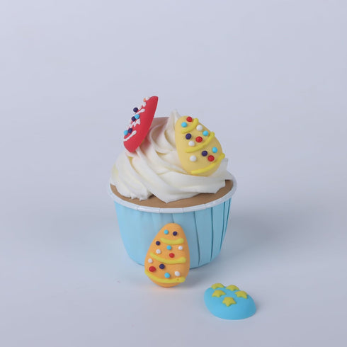 Gevog Easter Eggs for Baking Edible Sugar Sprinkles for Ice Cream,Cakes, Dessert.Cookies & Cupcakes Decorations
