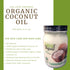 14 Oz) IOS love Organic Virgin Coconut Oil, Cold-Pressed - Natural Hair Oil, Skin Oil and Cooking Oil with Fresh