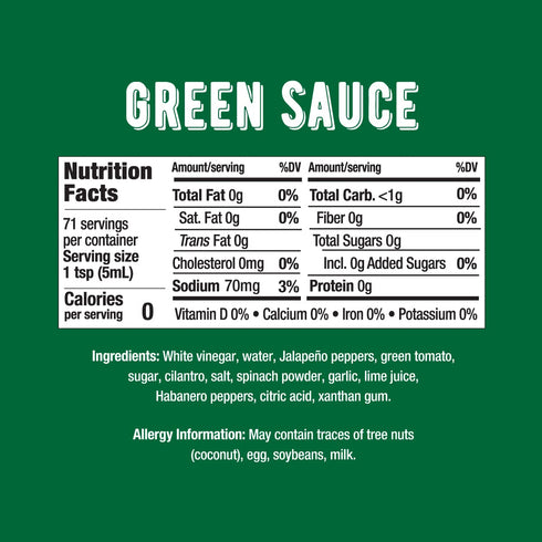 Melinda’s Green Sauce, Gourmet Mild Chile Verde Hot Sauce, 12 oz, 2 Pack
