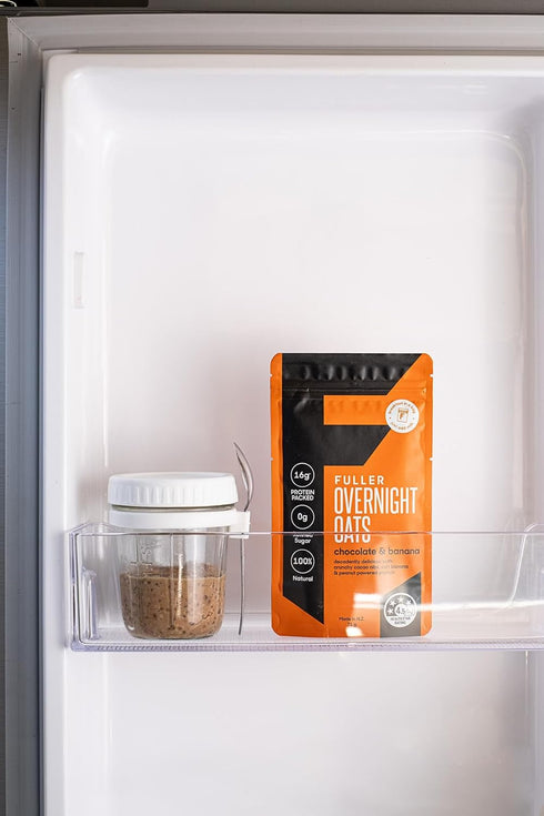 Delicious High Protein Overnight Oats - Nutritionist Designed FULLER For Longer With Low Sugar, High Fiber & Premium
