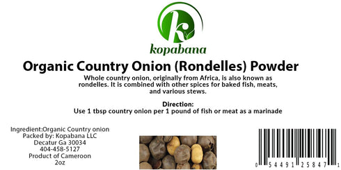 Country 2oz KOPABANA Onion Powder (Rondelles)
