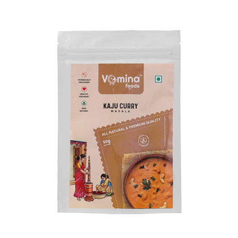 VEMINA Kaju Curry Masala 50g, Rich & Creamy Indian Cashew Curry Spice