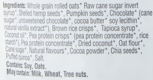 10oz, 13 3 3 6, 4 10 Packaging (Pack 2) Manitoba Harvest Hemp Yeah Granola, Dark Chocolate, with g of Protein, g Omegas
