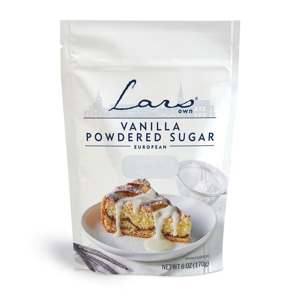 Generic Lars Own Vanilla Powdered Sugar, 6oz (Pack of 6)