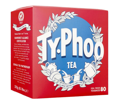 Typhoo Tea Bags - 80 Pack