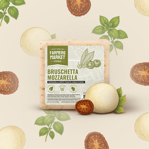 Sets, 1-Pack, Mozzarella Farmers Market, Gluten Free, Keto, Paleo, Low Sodium, Zero Sugar, Wisconsin Cheese Gift