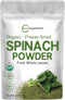 Sustainably US Grown, Organic Spinach Powder, 1 Pound, Freeze Dried from Whole