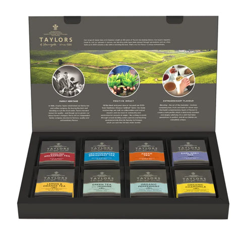 Taylors of Harrogate Assorted Specialty Teas Sampler, Variety Pack Gift Box, Individually