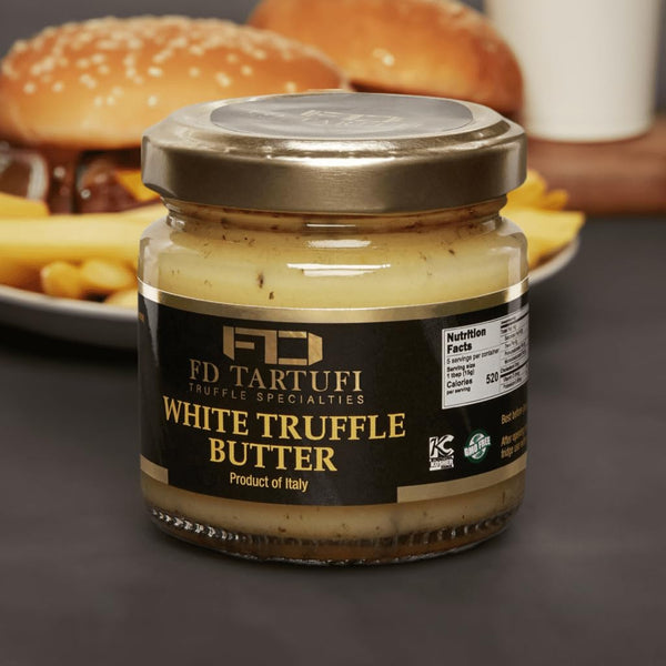 80g (2.82oz) FD TARTUFI White Truffle Butter - (Tuber Borchii) Gourmet Sauce | Condiments | Made in Italy | non gmo |