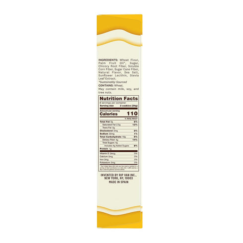 4 Packs 1.69oz) Rip Van Leos - Golden Vanilla Sandwich Cookies - Low Sugar and Low Carb Snack - Diabetic Snacks