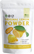 orgnisulmte Lemon Powder,Whole Lemon Juice Freeze Dried Powder Strong Lemony Flavor 8 Oz