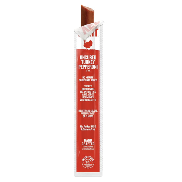 Snack Sticks by Vermont Smoke & Cure Uncured Pepperoni Turkey Healthy Meat