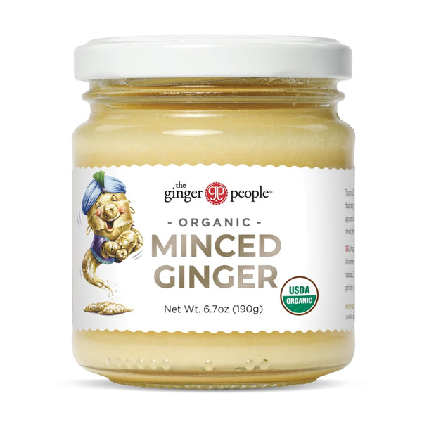 The Ginger People Organic Minced Ginger, No Artificial Ingredients, 6.7 oz (Pack