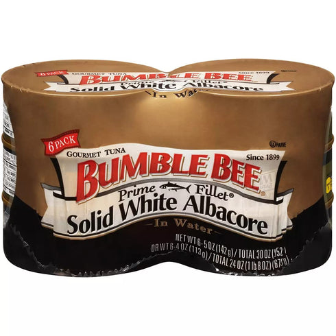 Bumble Bee Prime Fillet Solid White Albacore Tuna in Water, 6 pk./5