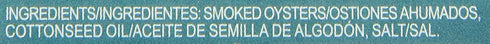 3 Oz Roland Foods Premium Smoked Oysters, Wild Caught, Tin