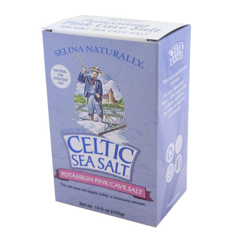 10.6 Oz (300 10.6 Oz (Pack 1) Celtic Sea Salt Pink Potassium Cave Salt G) Extra Fine Grain, Natural, Light In Sodium