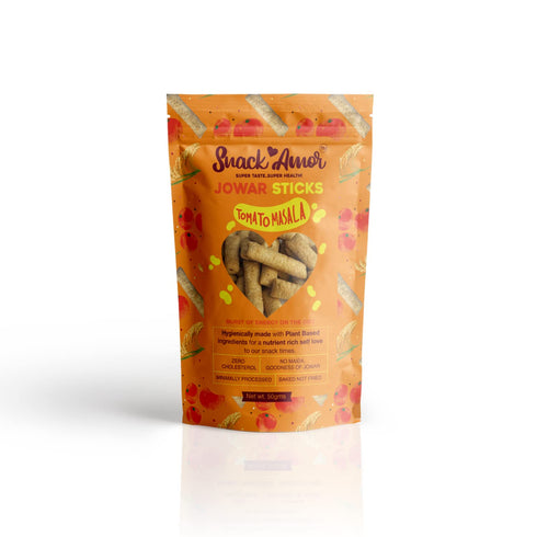 SnackAmor 3 (Pack 6 300G) Tea Time Healthy Snacks Goodness Of Jowar & Quinoa Minimally Processed Jowar Sticks