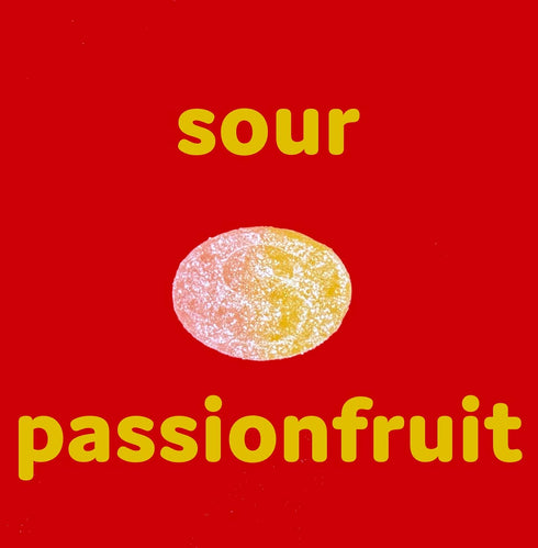 Gummy 1.1 Gummy Swedish Candy S-Marke Sour Passion Fruit Vegan Candy, Swedish Sour Candy Pound Bulk Candy, Natural