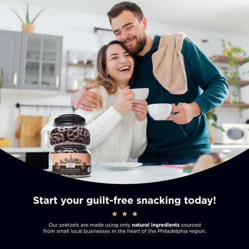 40 Liberty Bell Vanilla Yogurt Covered Mini Pretzels, Ounce Bag