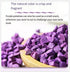 WEIJUEJIYI 150g (5.29oz) Diced Purple Potato Original Dehydrated Vegetables, Natural Food Coloring, No Added, Crisp