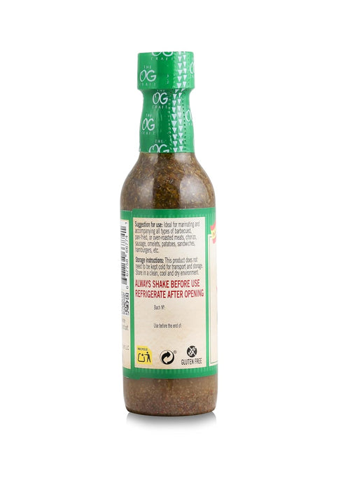 The OG Craft Marinade Churrasco Sauce Premium Authentic for Barbecued, Pan Fried, and Oven Roasted Meats, Chorizo