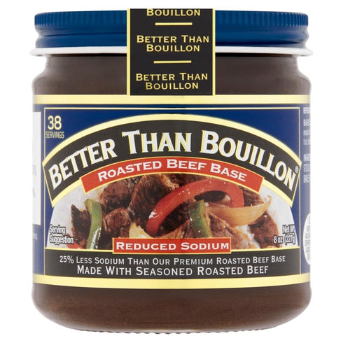 Pack, 1 1 1 8 OZ (3 Better Than Bouillon Reduced Sodium Base Variety Jar Reduced Sodium Roasted Chicken Base, Jar
