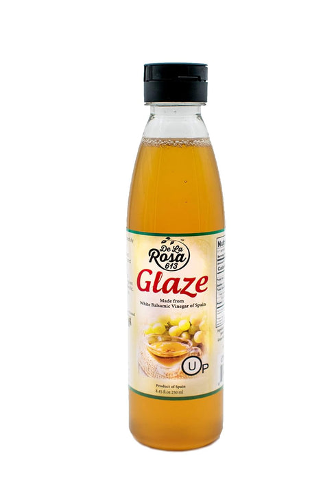 De La Rosa White Balsamic Glaze, Kosher for Passover, Vegan, Non-GMO &