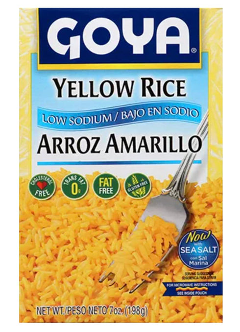 Goya Yellow Rice Low Sodium, 7 oz, 2-Pack