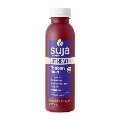 Suja Organic Gut Health Elderberry Ginger Cold Pressed Juice Drink, 12 fl
