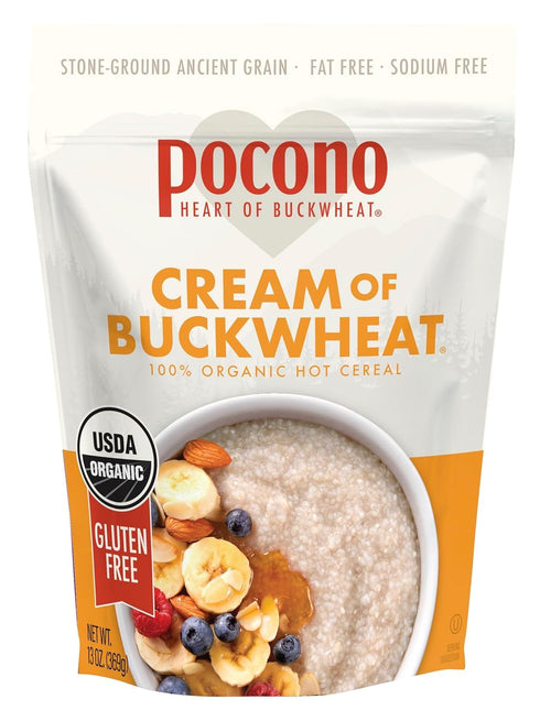 Pocono Cereal Cream Buckwheat Organic Gluten Free, 13 oz (Pack of 1)