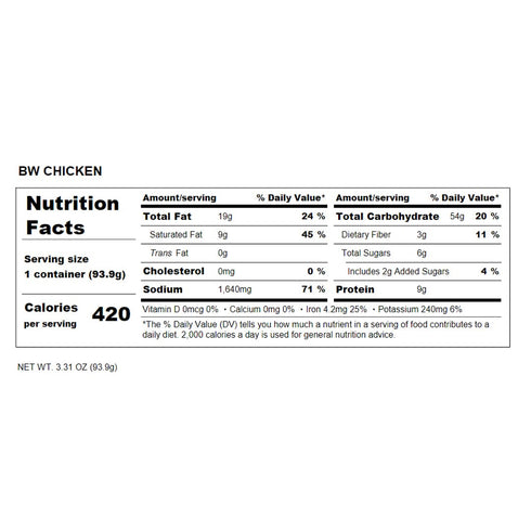 3.32 Oz Maruchan Bowl Chicken Ramen Noodles