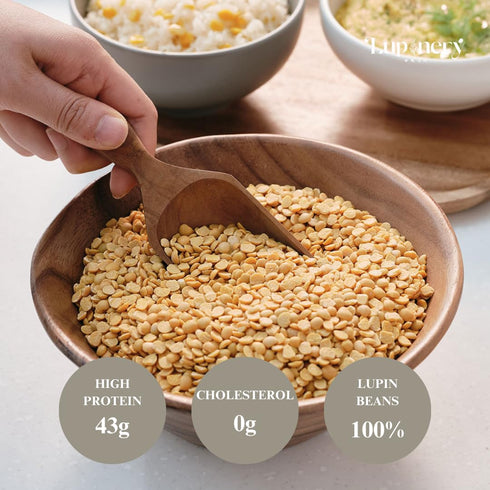 500g, 15 Lupinery Lupin Beans High Protein, Low Carb, Gluten-Free, Non-GMO Australian Grown Lupini Bean MIN SOAKING