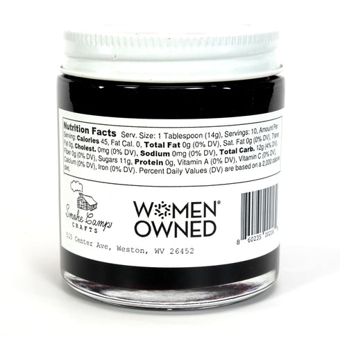 5 oz Smoke Camp Crafts Blueberry Cinnamon Jam - Jar - Craft, Gourmet, Unusual Jams & Jellies Made in West Virginia, USA