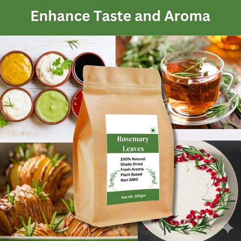 Generic 250gm Rosemary Dried Leaves, Premium, Shade Dried, Fresh Aroma, Plant Based for making Rosemary Water & Hair