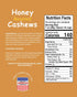 Platinum 11 oz Packs - Honey Roasted Cashews Resealable Pouch | Flavored Cashew Nuts | Sweet Roasted & Tasty Gourmet