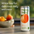 12oz (4 Pack) Happy Being Peach Sparkling White Tea Antioxidant & Polyphenol Rich, Infused with Turmeric, Elderberry