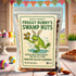 8oz Uncle Franks Froggy Bunnys Swamp Nuts, Roasted Almonds, Funny Easter Gag Gift for Adults, Frog Animal-Themed Snack