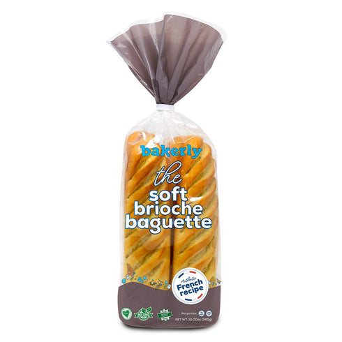 bakerly Soft Brioche Baguettes Pack of 4, 4-Count (16 Total Brioche Baguettes)