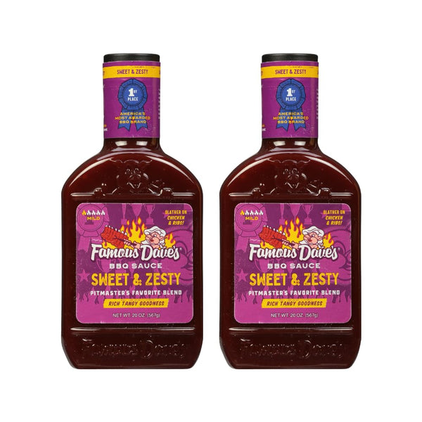 Famous Dave's - 2 pck, Sweet & Zesty BBQ Sauce (40 oz.)