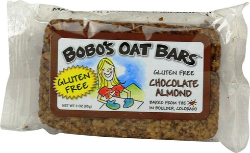 Bobo's Oat Bars Gluten-Free Almond, Chocolate, 3-Ounce (Pack of 6)