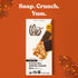 85% 6 Pack Theo Chocolate Brown Rice Quinoa Crunch Organic Dark Chocolate Bar, Cacao, | Vegan, Fair Trade