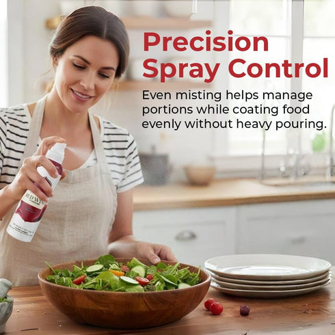4.7 oz Red Wine Vinegar Spray, Salad Dressings & Vinaigrettes, Marinades & Sauces, No Propellants, Quality Crafted