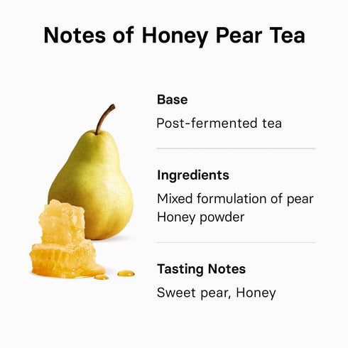 20 count OSULLOC Honey Pear Tea (Sweet Pear & Honey Flavor), Iced tea bags Fruit tea Blend, Premium Teabags from Jeju