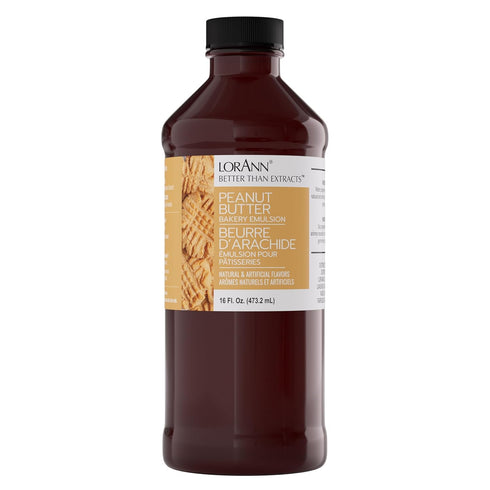 Lorann Oils Peanut Butter Bakery Emulsion: Realistic Peanut Butter Flavor Without Nuts,